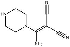 Propanedinitrile, (amino-1-piperazinylmethylene)- (9CI)
