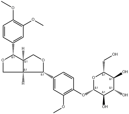 (+)-Pinoresinol monomethyl ether 4-O-β-D-glucoside