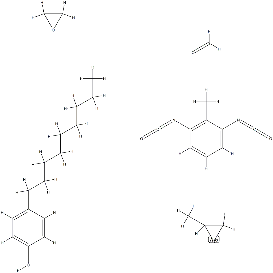 Formaldehyde, polymer with 1,3-diisocyanatomethylbenzene, methyloxirane, 4-nonylphenol and oxirane