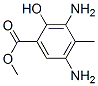 Benzoic acid, 3,5-diamino-2-hydroxy-4-methyl-, methyl ester (9CI)