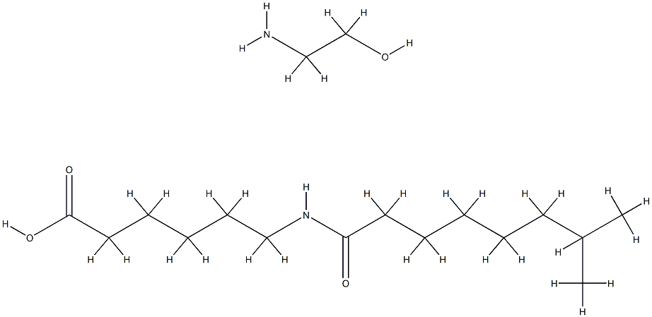 Hexanoic acid, 6-(1-oxoisononyl)amino-, compd. with 2-aminoethanol (1:1)