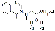 2-[(4-oxoquinazolin-3-yl)methylamino]acetic acid trihydrochloride