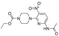 4-(6-Acetylamino-3-nitro-2-pyridyl)-1-piperazinecarboxylic acid ethyl ester