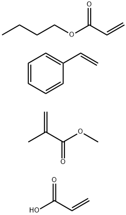 2-Propenoic acid, 2-methyl-, methyl ester, polymer with butyl 2-propenoate, ethenylbenzene and 2-propenoic acid, ammonium salt