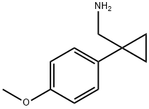 [1-(4-METHOXYPHENYL)CYCLOPROPYL]METHYLAMINE