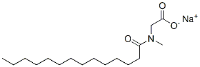 sodium 2-(methyl-tetradecanoyl-amino)acetate
