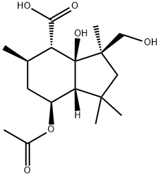 (3R,7aα)-Octahydro-7α-acetoxy-3aα-hydroxy-3α-(hydroxymethyl)-1,1,3,5α-tetramethyl-1H-indene-4β-carboxylic acid