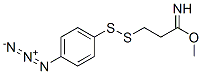 methyl-5-(4-azidophenyl)-4,5-dithiapentanimidate