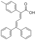 Benzeneacetic acid, alpha-(3,3-diphenyl-2-propenylidene)-4-methyl-, (E )-