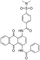 N-[4-(benzoylamino)-9,10-dihydro-9,10-dioxo-1-anthryl]-4-[(dimethylamino)sulphonyl]benzamide