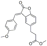 2,3-Dihydro-3-[(4-methoxyphenyl)methylene]-2-oxo-5-benzofuranpropanoic acid methyl ester