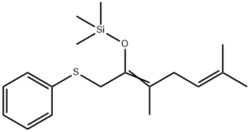 3,6-Dimethyl-2-trimethylsilyloxy-1-phenylthio-2,5-heptadiene