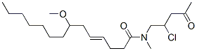N-(2-Chloro-4-oxopentyl)-7-methoxy-N-methyl-4-tetradecenamide