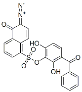 3-benzoyl-2,6-dihydroxyphenyl 6-diazo-5,6-dihydro-5-oxonaphthalene-1-sulphonate