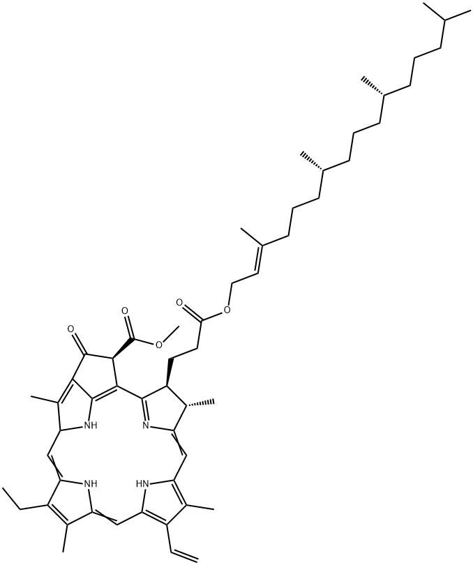 (132S,17S,18S)-31,32-Didehydro-132-(methoxycarbonyl)-17,18-dihydrophytoporphyrin 17-phytyl ester