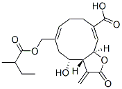 (3aR,4R,6Z,10Z,11aR)-2,3,3a,4,5,8,9,11a-Octahydro-4-hydroxy-3-methylene-6-[(2-methyl-1-oxobutoxy)methyl]-2-oxocyclodeca[b]furan-10-carboxylic acid