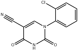 1-(2-氯苯基)-2,4-二氧代-1,2,3,4-四氢嘧啶-5-甲腈
