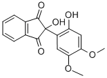 1H-Indene-1,3(2H)-dione, 2-hydroxy-2-(2-hydroxy-4,5-dimethoxyphenyl)-