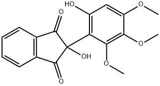 1,3-Indandione, 2-hydroxy-2-(2-hydroxy-4,5,6-trimethoxyphenyl)-
