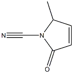1H-Pyrrole-1-carbonitrile,2,5-dihydro-2-methyl-5-oxo-(9CI)
