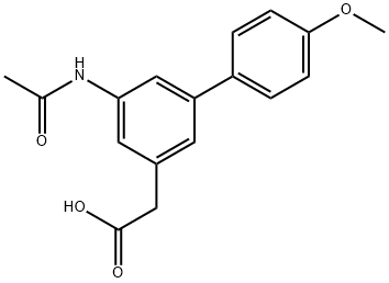 2-[3-acetamido-5-(4-methoxyphenyl)phenyl]acetic acid