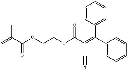 2-[(2-methyl-1-oxoallyl)oxy]ethyl 2-cyano-3,3-diphenylacrylate