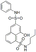 N1-butyl-8-hydroxy-N6-phenylnaphthalene-1,6-disulphonamide