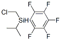 Chloromethyl(1-methylethyl)(pentafluorophenyl)silane