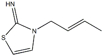 2(3H)-Thiazolimine,3-(2-butenyl)-(9CI)