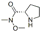 2-Pyrrolidinecarboxamide,N-methoxy-N-methyl-,(2S)-(9CI)