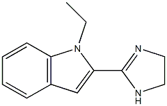 1H-Indole,2-(4,5-dihydro-1H-imidazol-2-yl)-1-ethyl-(9CI)