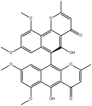 (aS)-5-Hydroxy-6-(5-hydroxy-6,8-dimethoxy-2-methyl-4-oxo-4H-naphtho[2,3-b]pyran-10-yl)-8,10-dimethoxy-2-methyl-4H-naphtho[1,2-b]pyran-4-one