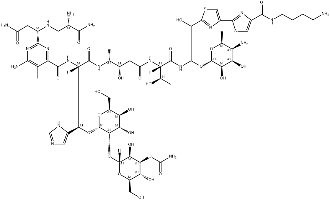 N1-(4-Aminobutyl)-13-[(4-amino-4,6-dideoxy-α-L-talopyranosyl)oxy]-19-demethyl-12-hydroxybleomycinamide