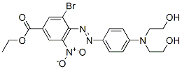 ethyl 4-[[4-[bis(2-hydroxyethyl)amino]phenyl]azo]-3-bromo-5-nitrobenzoate