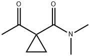 Cyclopropanecarboxamide, 1-acetyl-N,N-dimethyl- (9CI)