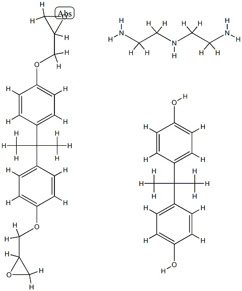 diglycidyl ether derivative/ diethylenetriamine adduct