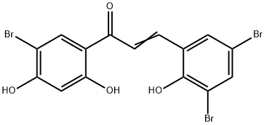 (E)-1-(5-bromo-2,4-dihydroxy-phenyl)-3-(3,5-dibromo-2-hydroxy-phenyl)p rop-2-en-1-one