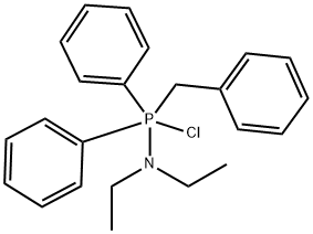 1-chloro-N,N-diethyl-1,1-diphenyl-1-(phenylmethyl)phosphoramine