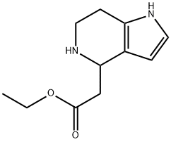 (4,5,6,7-TETRAHYDRO-1H-PYRROLO[3,2-C]PYRIDIN-4-YL)-ACETIC ACID ETHYL ESTER