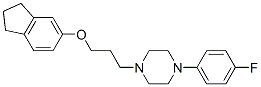 5-(3-(4-(4-fluorophenyl)-1-piperazinyl)propoxy)indan