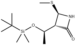 (3R,4R)-4-Methylthio-3-[(R)-1-((t-butyldimethylsilyl)oxy)ethyl]-2-azetidinone