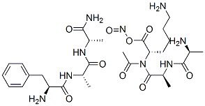 acetylalanyl-alanyl-lysyl nitrite-phenylalanyl-alanyl-alaninamide