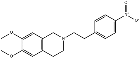 1,2,3,4-Tetrahydro-6,7-dimethoxy-2-[2-(4-nitrophenyl)ethyl]isoquinoline