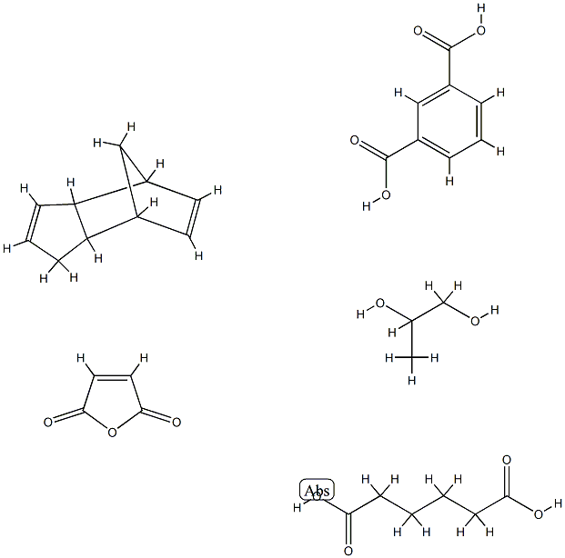 1,3-Benzenedicarboxylic acid, polymer with 2,5-furandione, hexanedioic acid, 1,2-propanediol and 3a,4,7,7a-tetrahydro-4,7-methano-1H-indene