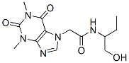 7H-Purine-7-acetamide, 1,2,3,6-tetrahydro-N-(1-(hydroxymethyl)propyl)- 1,3-dimethyl-2,6-dioxo-