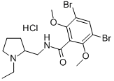 2-((3,5-Dibromo-2,6-dimethoxybenzamido)methyl)-1-ethylpyrrolidine hydr ochloride