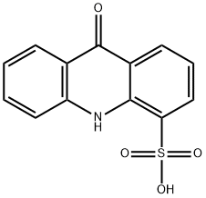 4-Acridinesulfonic  acid,  9,10-dihydro-9-oxo-