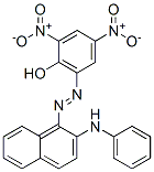 2,4-dinitro-6-[[2-(phenylamino)-1-naphthyl]azo]phenol