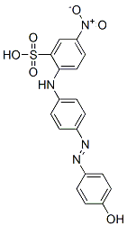 2-[[4-[(4-hydroxyphenyl)azo]phenyl]amino]-5-nitrobenzenesulphonic acid