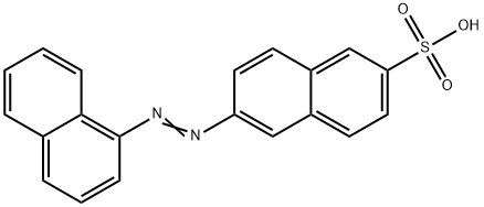 6-(1-naphthylazo)naphthalene-2-sulphonic acid